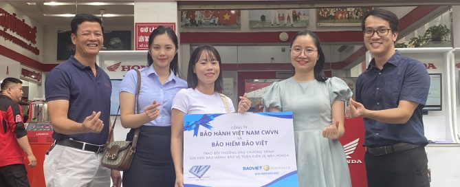 Khách hàng Honda mất xe máy nhận được bồi thường từ CWVN và Bảo Việt