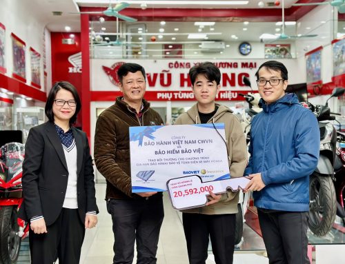 Chàng sinh viên trẻ nhận được bồi thường 20,592,000 VND sau khi mất cắp xe máy trong lúc đi làm thêm