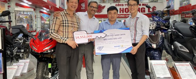 Khách hàng Honda mất xe máy nhận được bồi thường từ CWVN và Bảo Việt