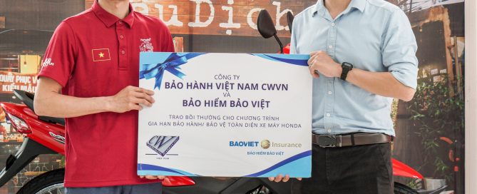 Bảo hiểm mất cắp xe máy CWVN - Mất gì đền nấy - Cam kết bồi thường tối đa